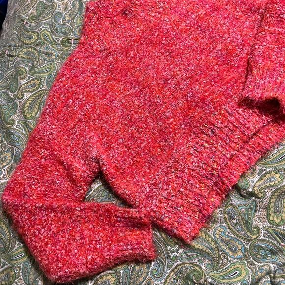 Free People Confetti Eyelash Knit Mock Neck Sweater S - Picture 6 of 15